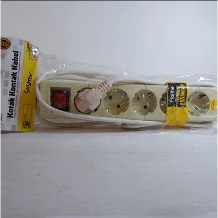 Squair Terminal Colokan 5 Lubang Pioline PEK-5510 3 meter