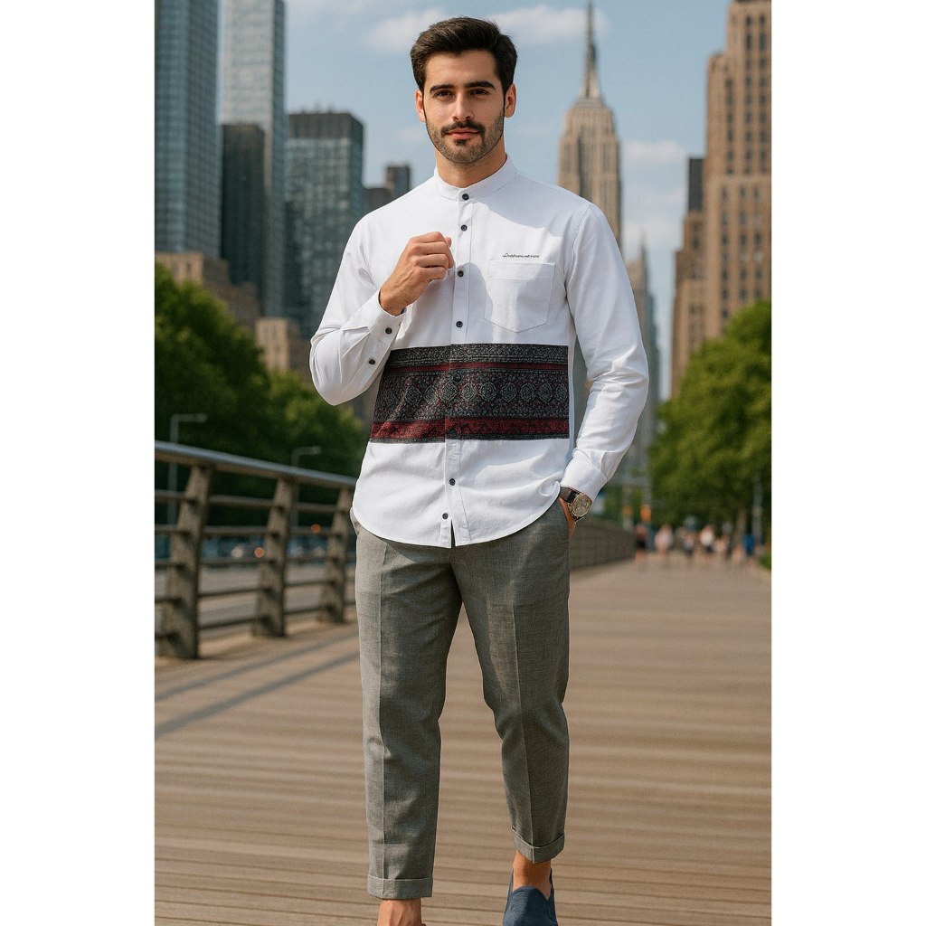 Samsase S032 Kemko Heritage LS Katun Batik S-XXL