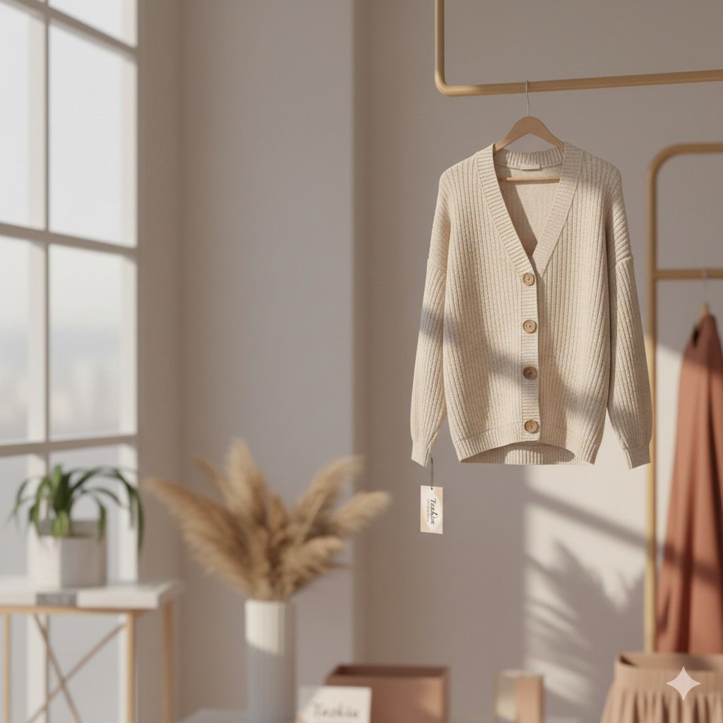 Cardigan Outer Korea Earth Tone