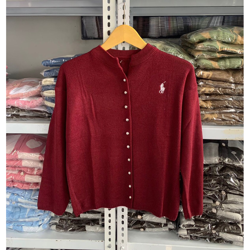 Sweater cardigan knit/cardigan knit