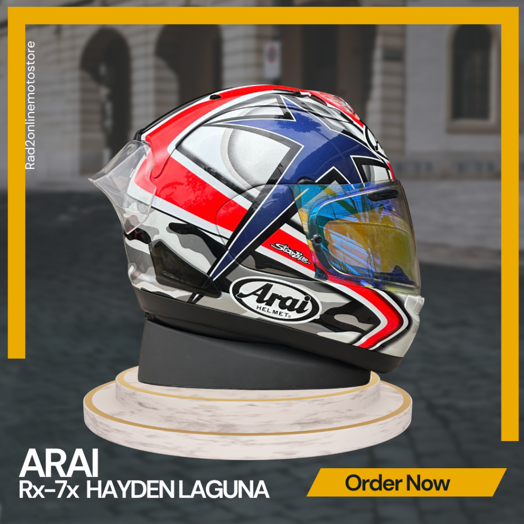 HELM ARAI RX-7X HAYDEN LAGUNA