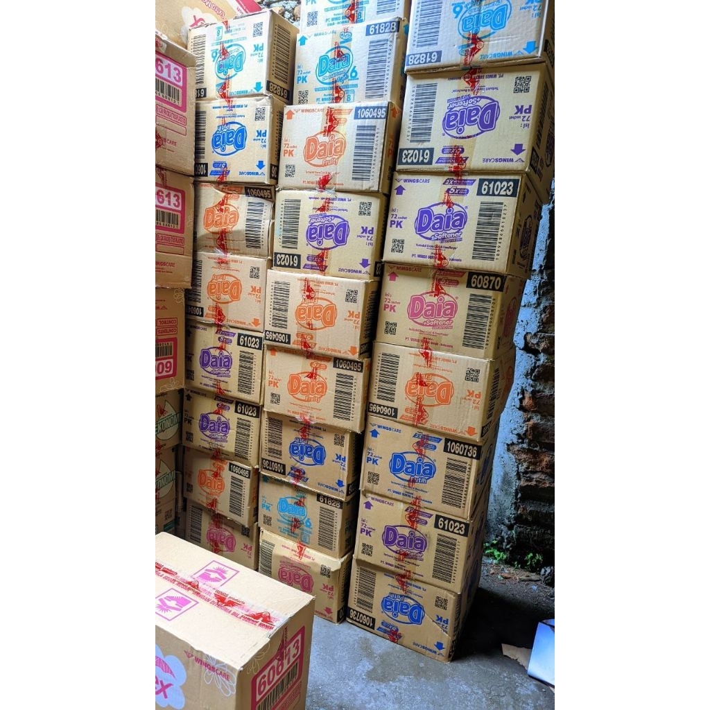 1 dus - 72sachet Daia PK Sabun Cuci Bubuk Daia Rencengan Deterjen Bubuk Sachet 1000