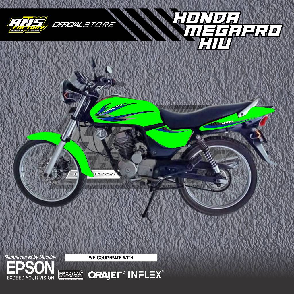 Striping honda megapro hiu tahun 1999-2001