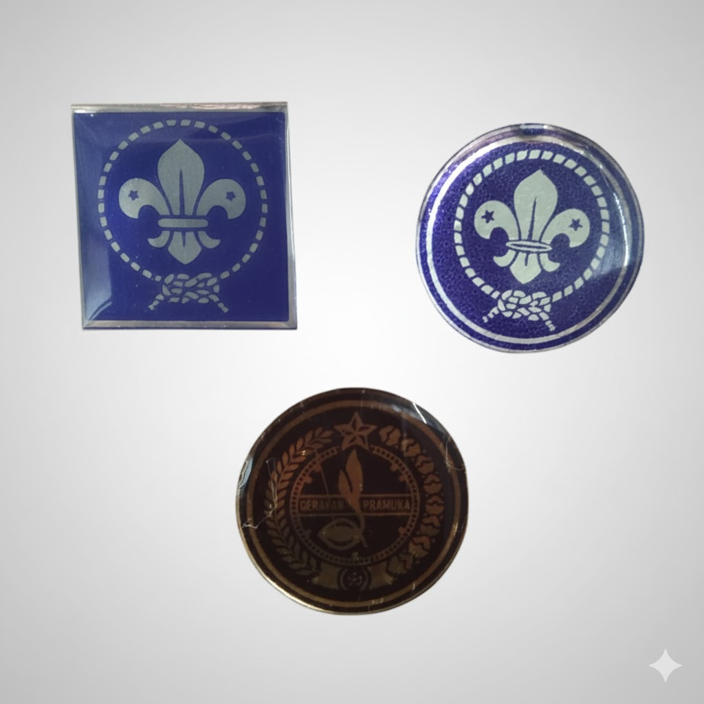 PIN tunas kelapa (kitri) atau wosm puta putri resin bijian