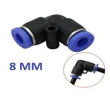 Konektor L Pneumatic 8mm – Fitting Elbow 90° Push In Quick Connect / Sambungan Selang Angin