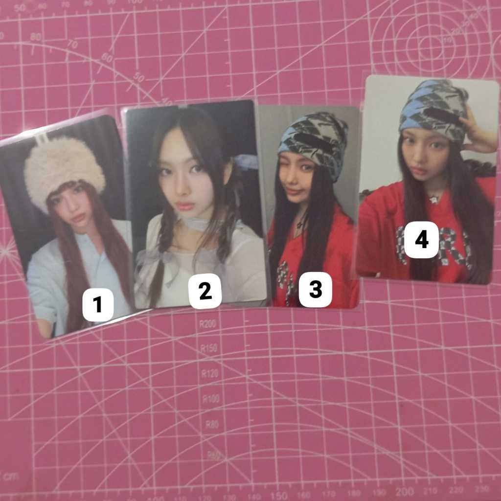 Photocard official newjeans hyein line friends supernatural