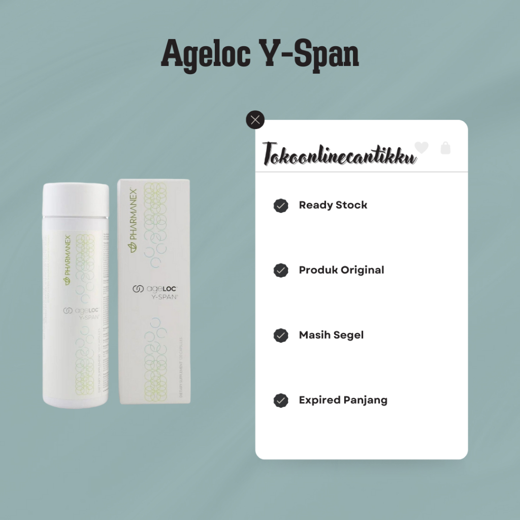 Suplemen Antiaging Yspann 120 Kapsul ED 09/2026