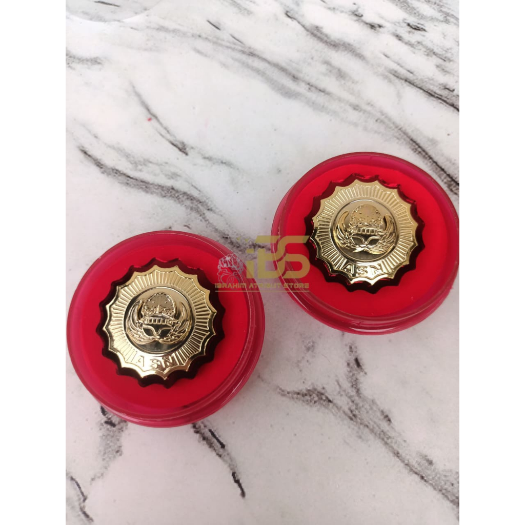 pin pdh ASN premium terbaru I pin terbaru ASN bahan logam sepuh emas