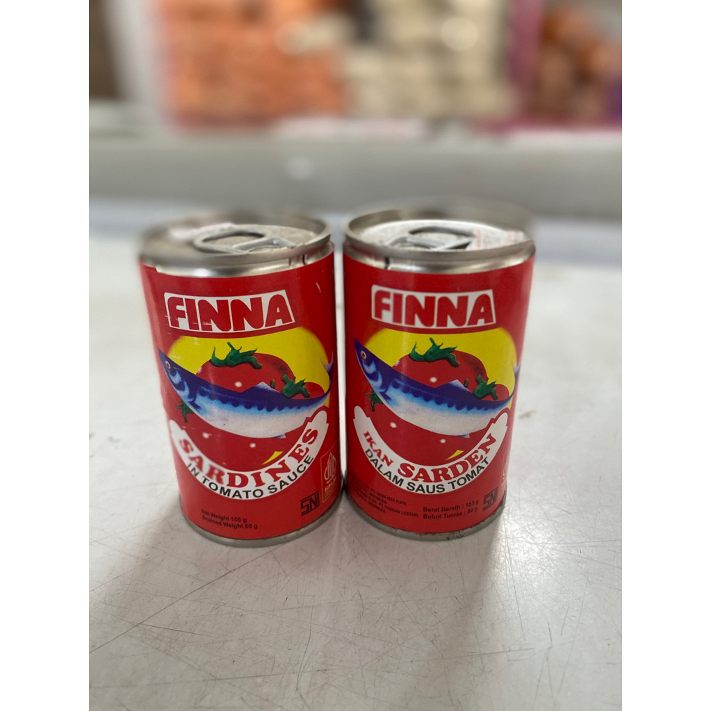 Finna Sardines kaleng 155gr / sarden kaleng saus tomat