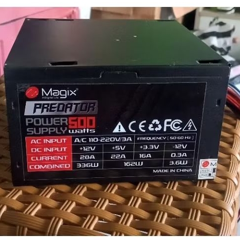 PSU Magix Predator 500watt silent fan