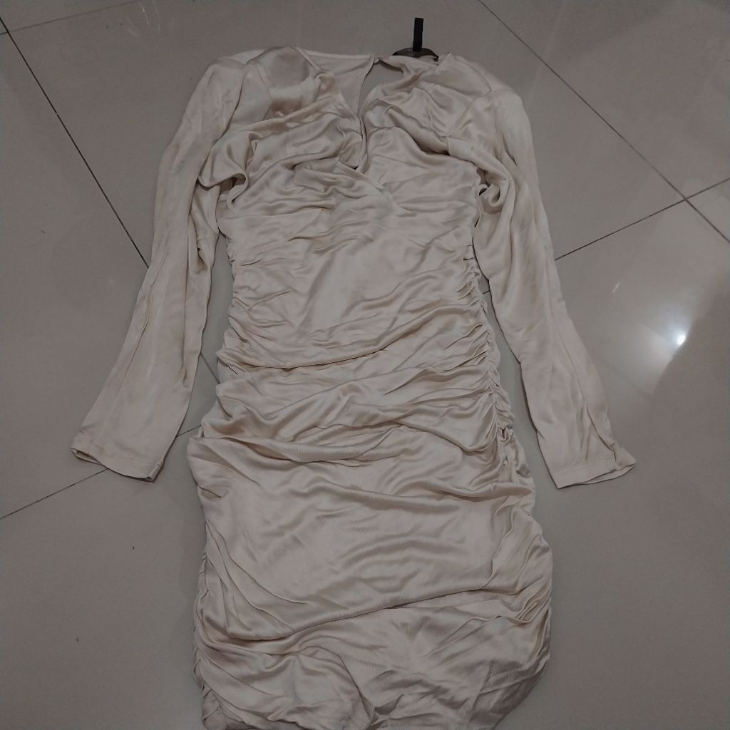 BCBG MAX AZRIA rouched dress