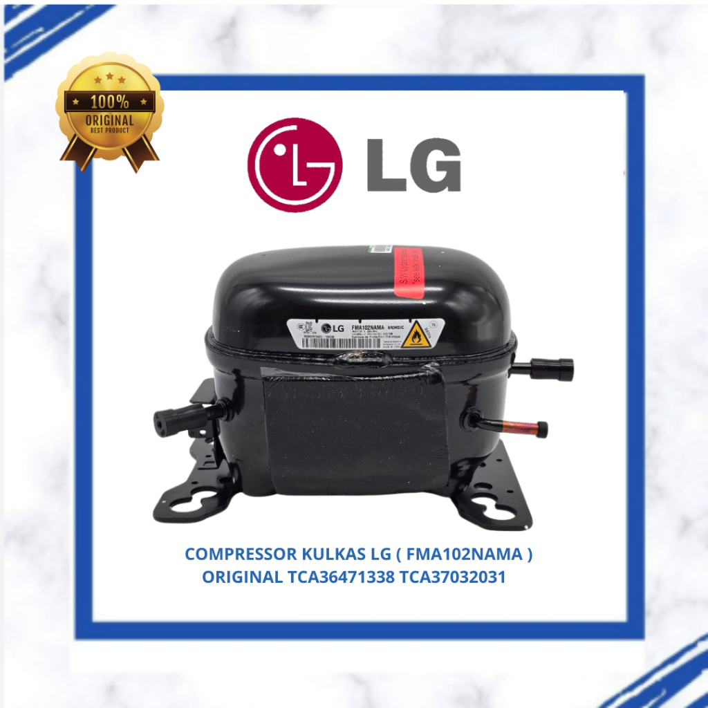 COMPRESSOR KULKAS LG GC-A502HLHU GN-H452HXHN ORIGINAL TCA36471338 TCA37032031 ( NO BODY FMA102NAMA )