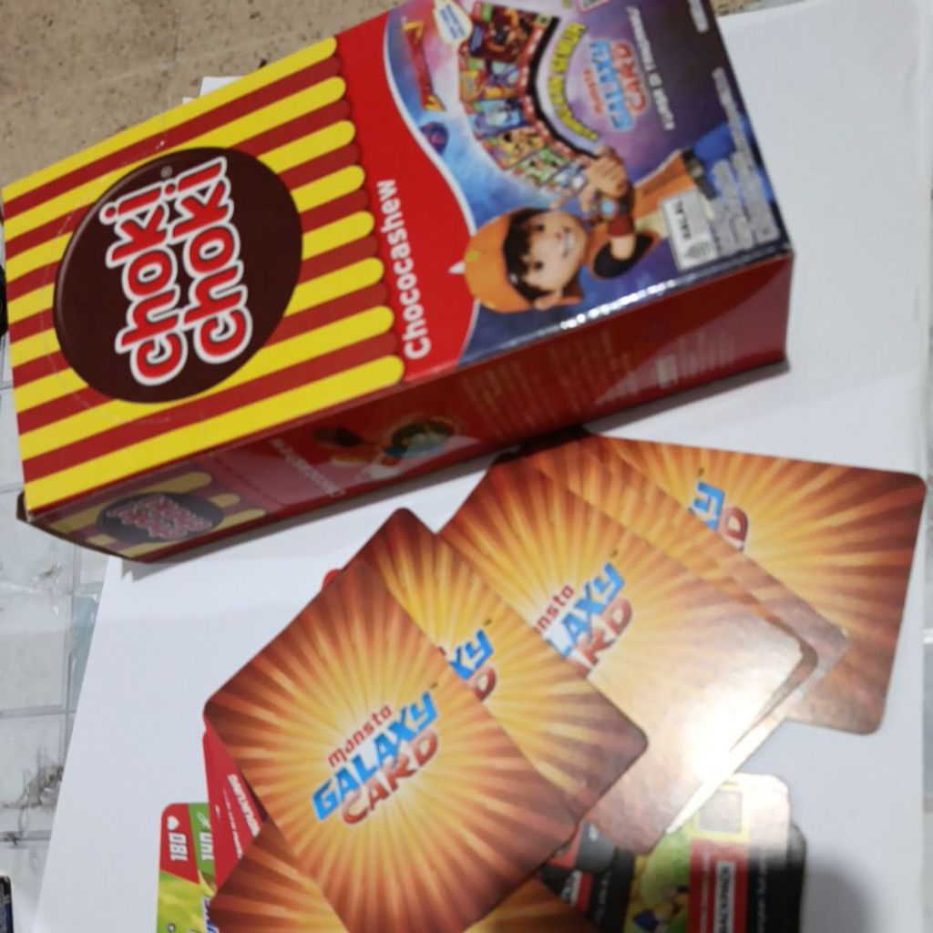 Kartu Choki Choki Monsta Galaxy Card Boboiboy