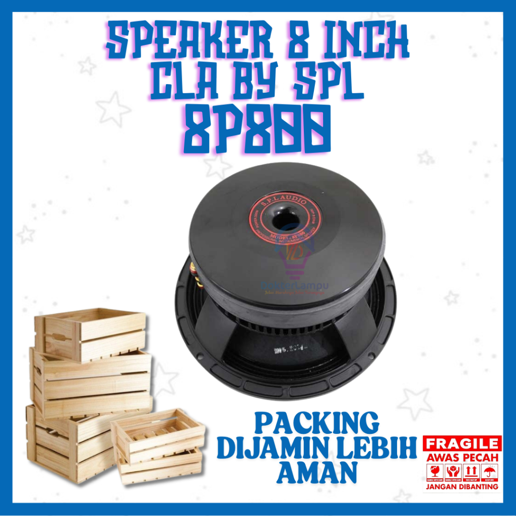 SPL Audio Speaker 8 Inch 8P800