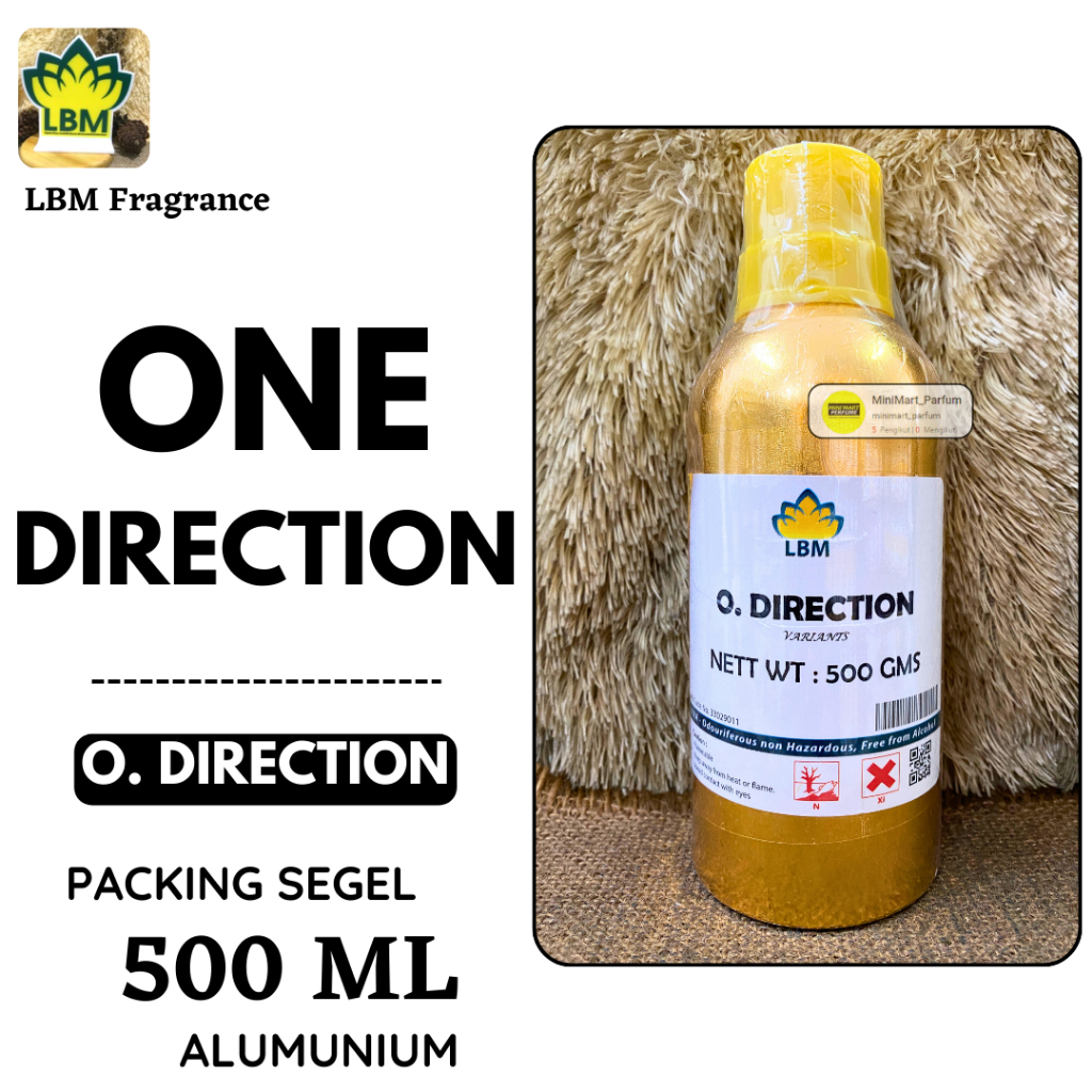 Bibit Parfum LBM - O. DIRECTION Berkualitas 500 ML SEGEL Alumunium LBM Fragrance