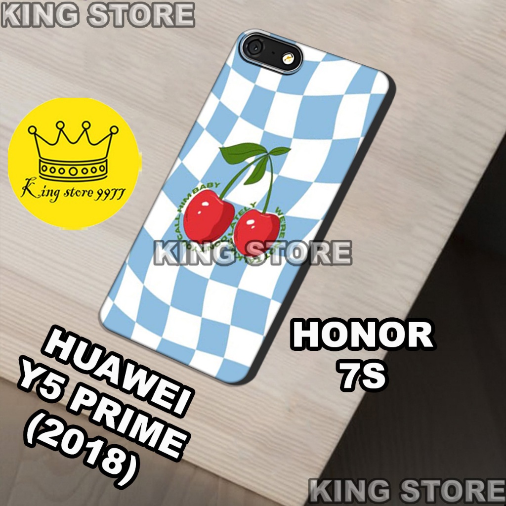 (KS29)  Case HUAWEI HONOR 7S HUAWEI Y5 PRIME (2018) / Motif gambar Cherry /casing  HUAWEI HONOR 7S H