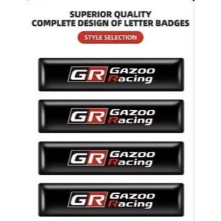 Stiker Timbul Logo GR SPORT Emblem GR SPORT Gazo Racing / Sticker Embos GR Premium Cocok Untuk Semua