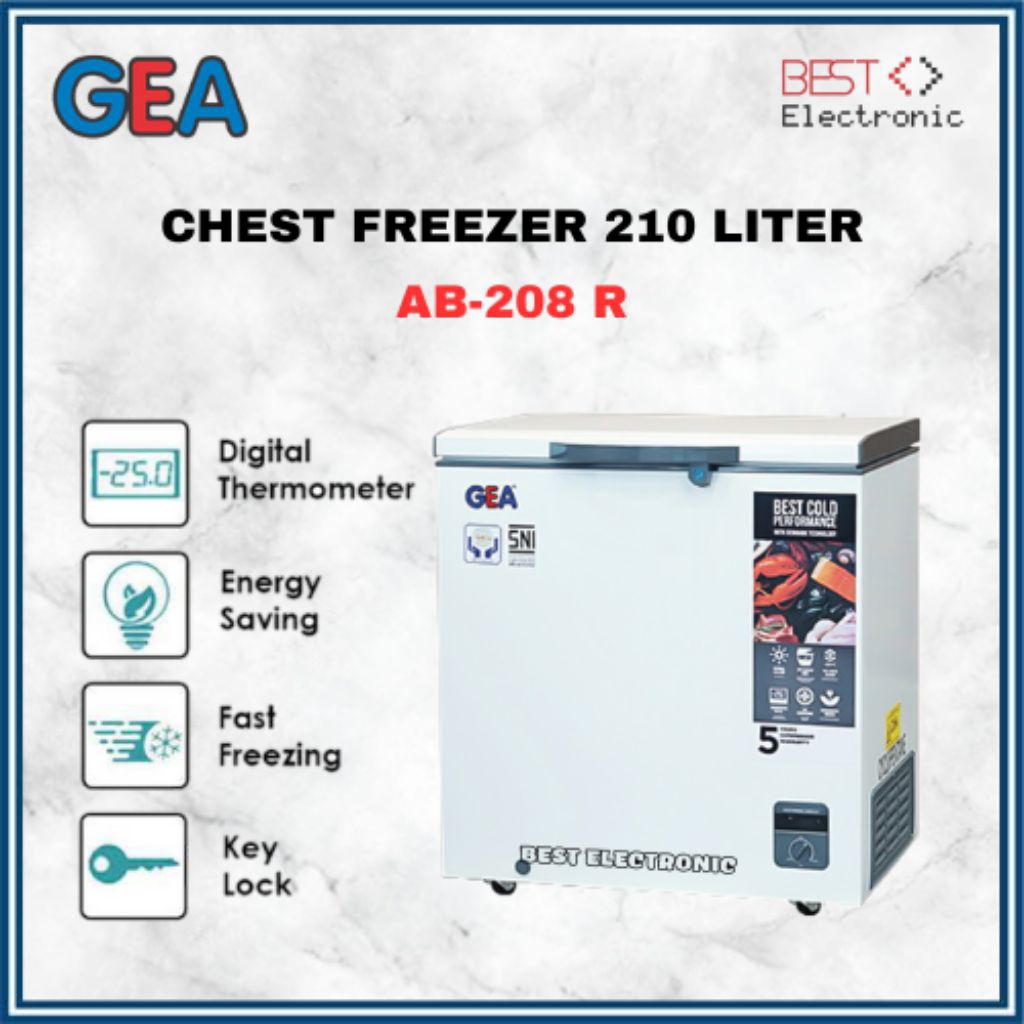 GEA CHEST FREEZER AB-208-R FREEZER BOX AB 208 R