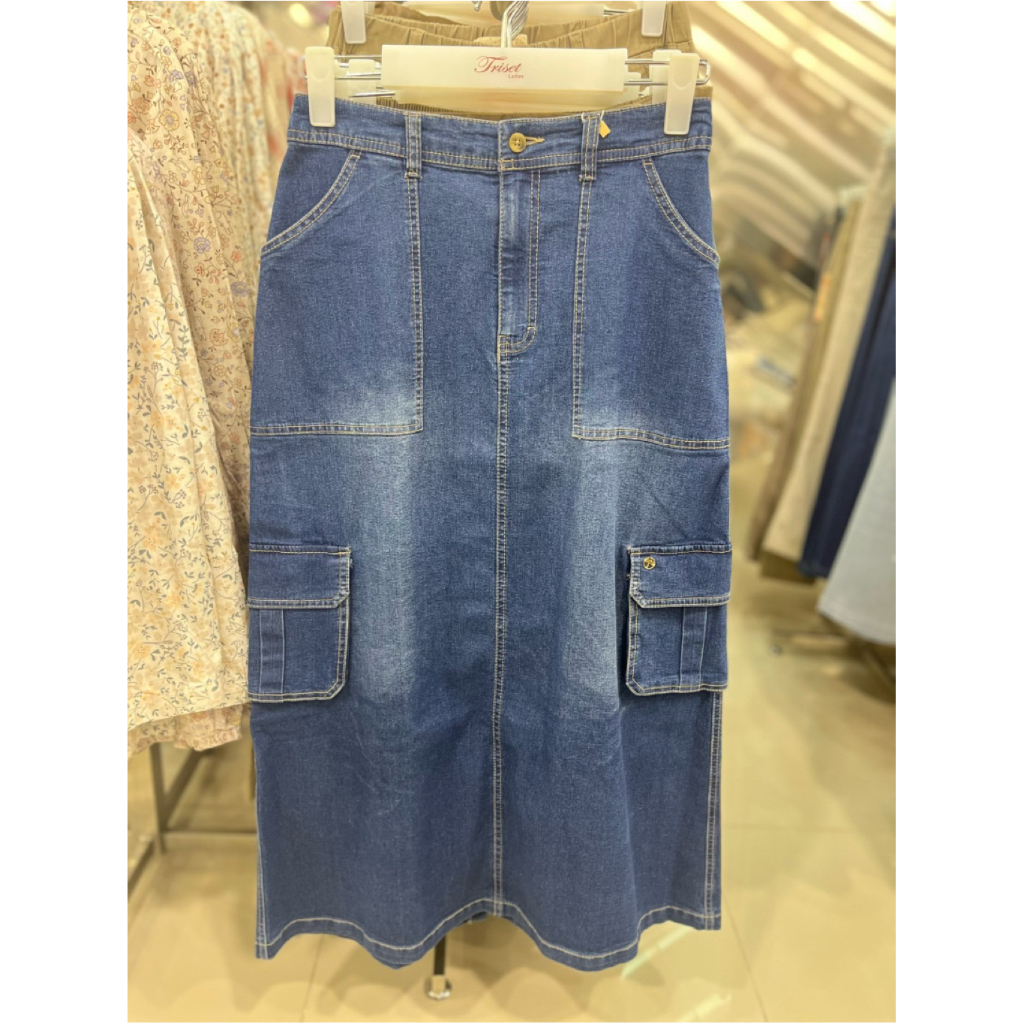 Rok Jeans Triset Ladies – Size S–XL