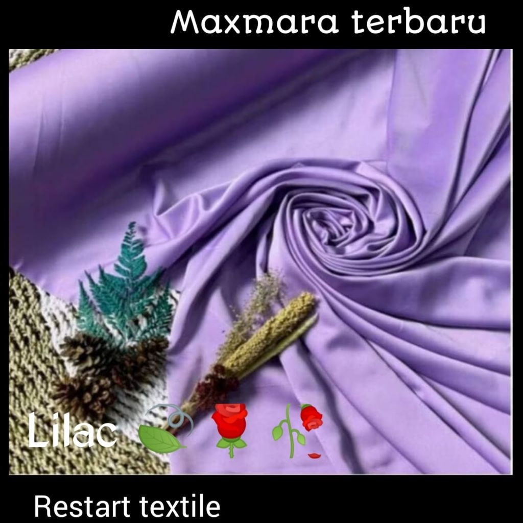 Promo/Terbaru/Bahan Kain Maxmara Silk premium/Bahan Seragam pesta Gaun Gamis Tunik Serta furing