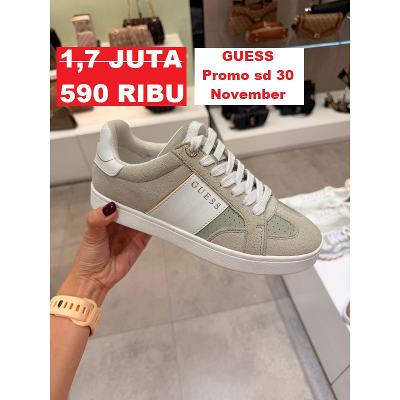 Sepatu sneakers wanita seri JRONE Guess 100% original store