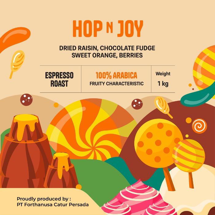 HopNJoy Espresso Blend - Biji Kopi - Kopi Arabika by FORTH Coffee Co.