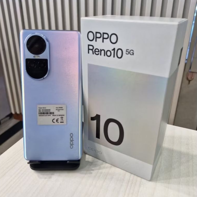 Oppo Reno 10 5G 8/256GB Second Resmi Berkualitas