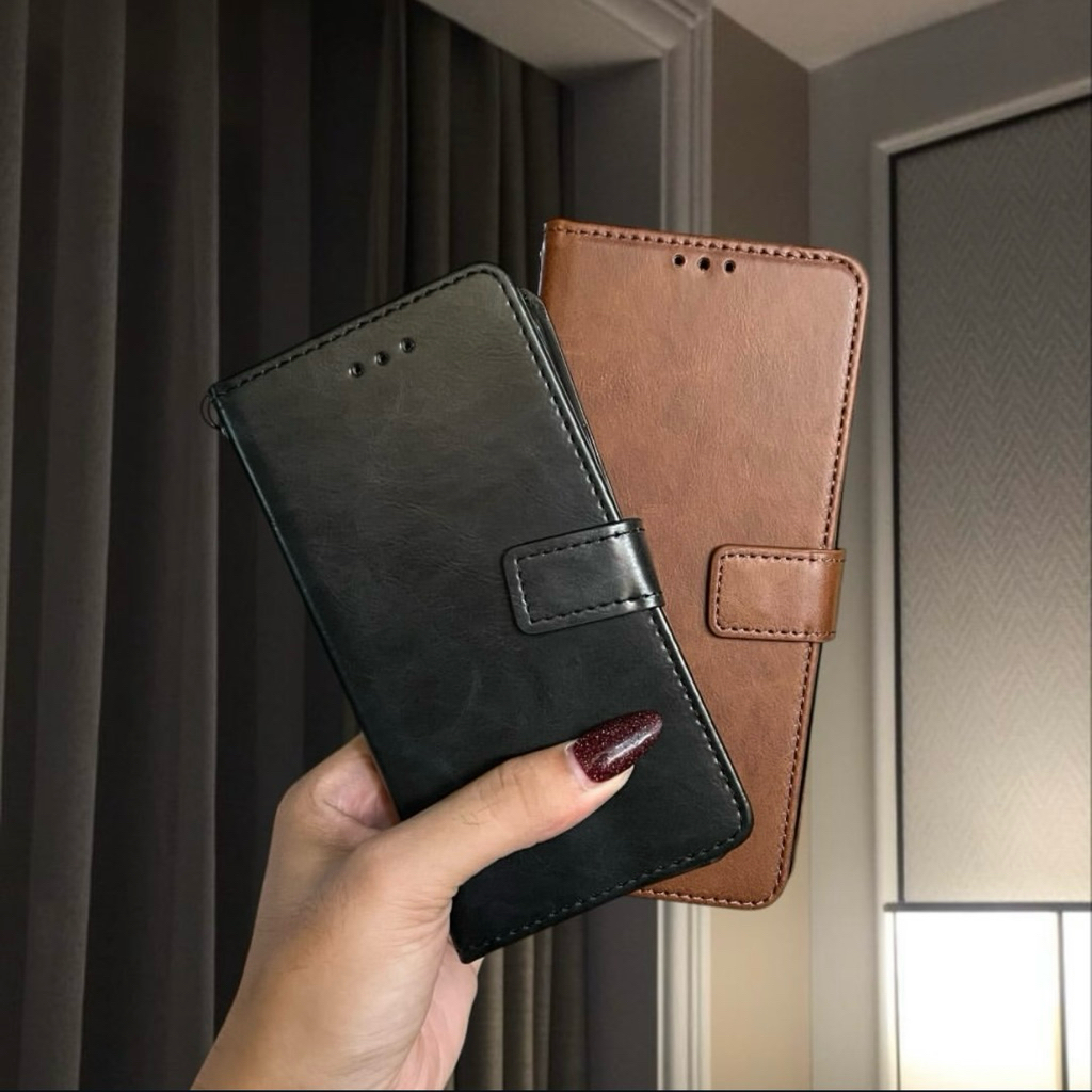 CASE DOMPET KULIT PREMIUM SLOD CARD SAMSUNG A03 A03S A03 Core A22 (4G) A10 M10 J7 Prime J2 Prime  J5