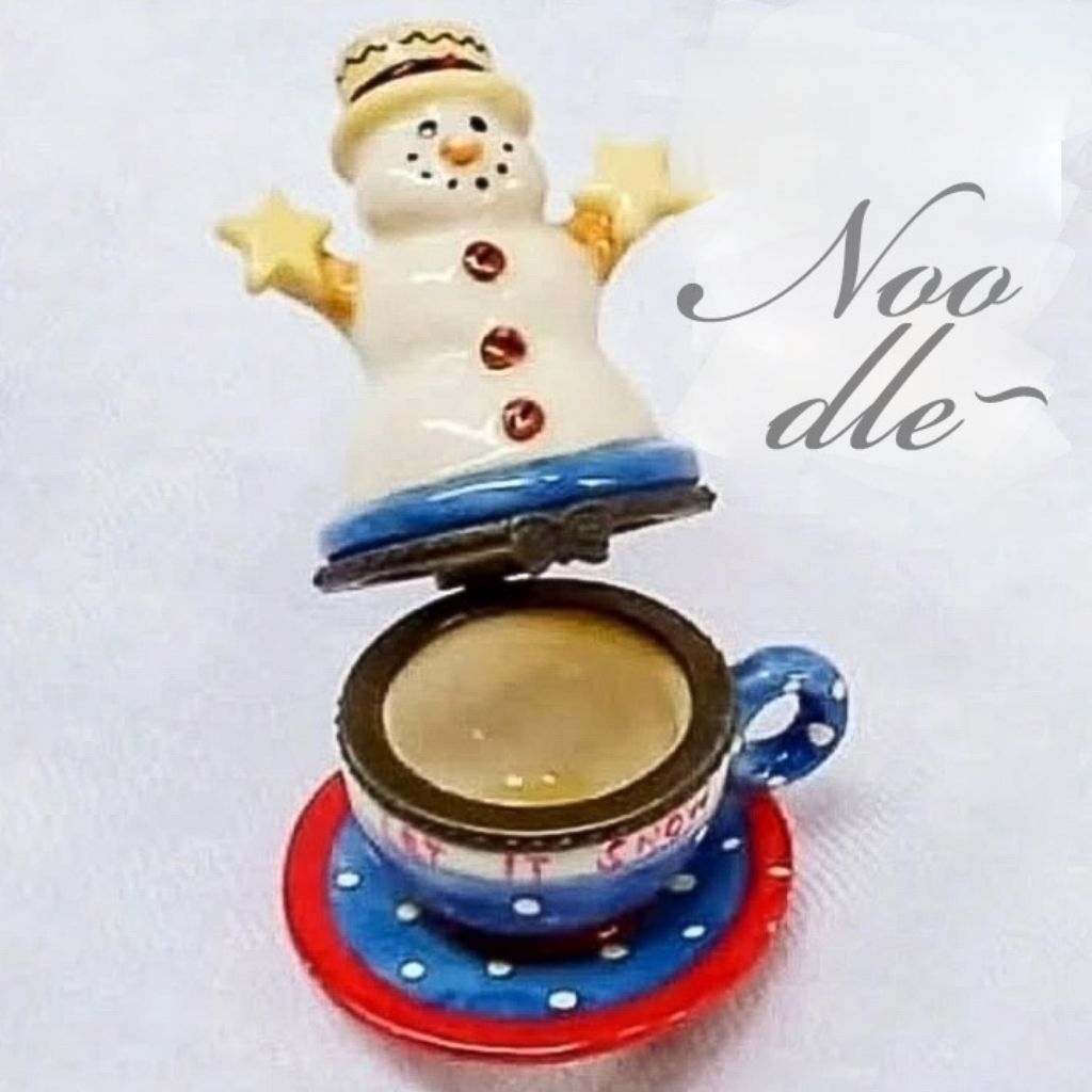 Vintage Trinket Box Kotak Perhiasan Keramik