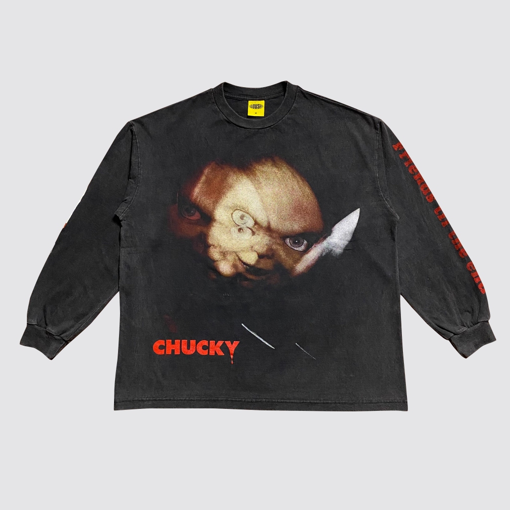 Tshirt Cls Longsleeve CHUCKY Faded Wash