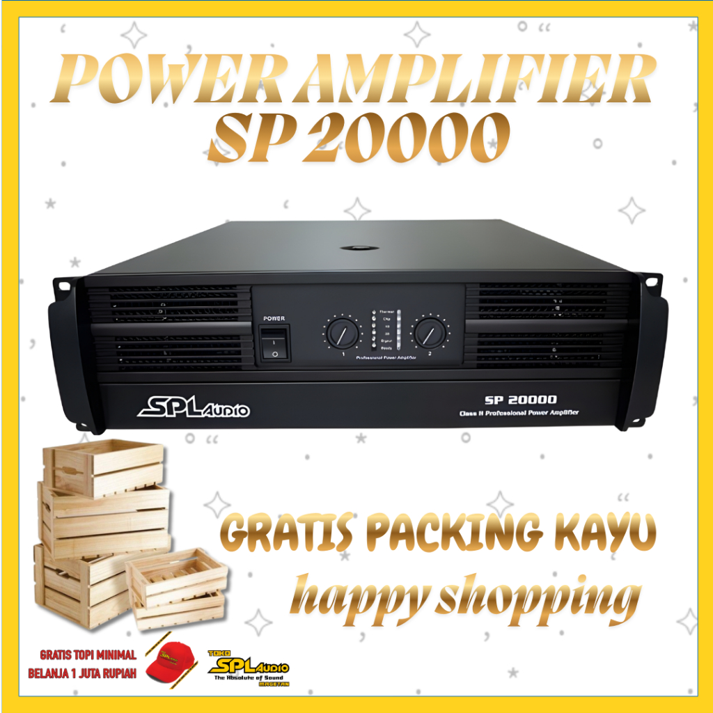 SPL Audio Power Amplifier SP 20000