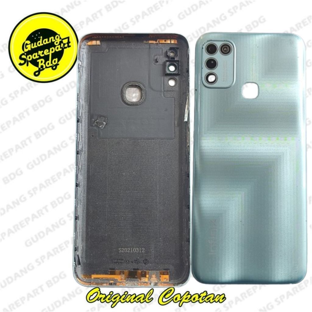 Backdoor Tutup Belakang Infinix Hot 10 play Second Copotan