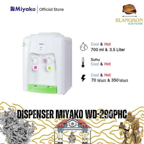 Miyako Water Dispenser Hot & Cool - WD290PHC | WD-290 PHC