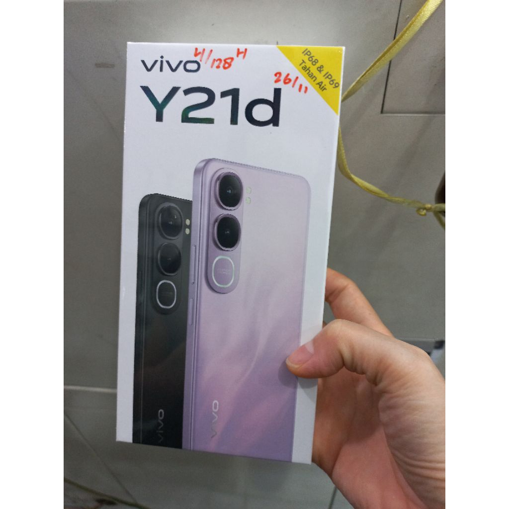 Vivo handphone y21D ram 8/128 & ram 12/256GB garansi resmi