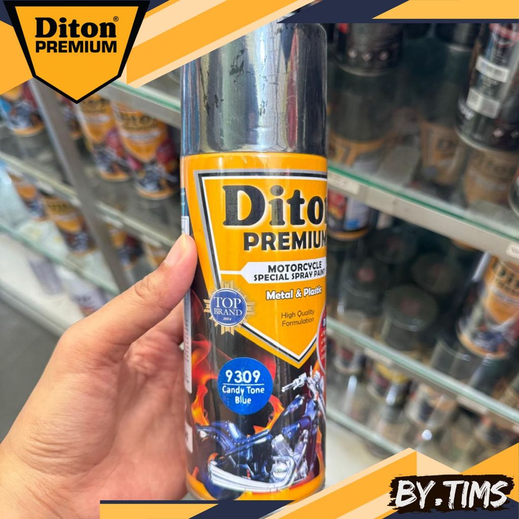 DITON PREMIUM  - Candy Tone Blue 9309 - Pylox Pilox Pilok Cat Semprot Metallic & Pearl