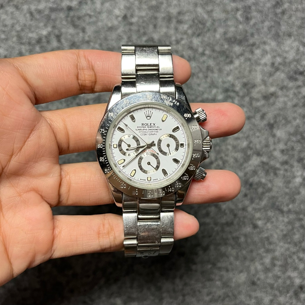 Jam tangan rolex second pria premium
