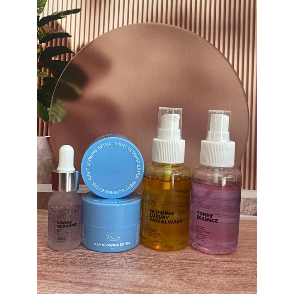 PAKET BPOM CREAM GLOWING ORIGINAL 100%  | CREAM GLOWING EXPRESS OILY SKIN & SUNSCREEN | CREAM GLOWIN