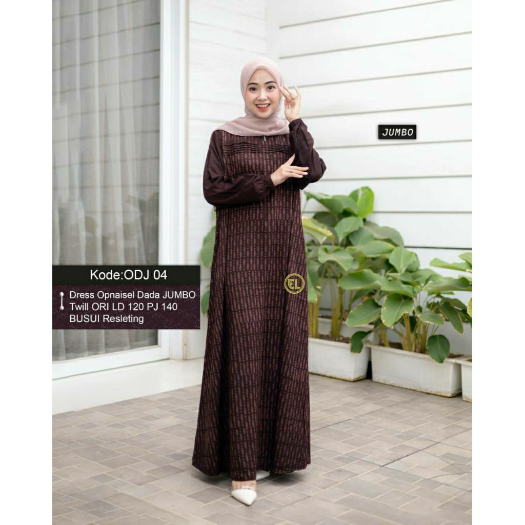 Gamis Batik Elzhaf Pekalongan terbaru 100% twill ORI