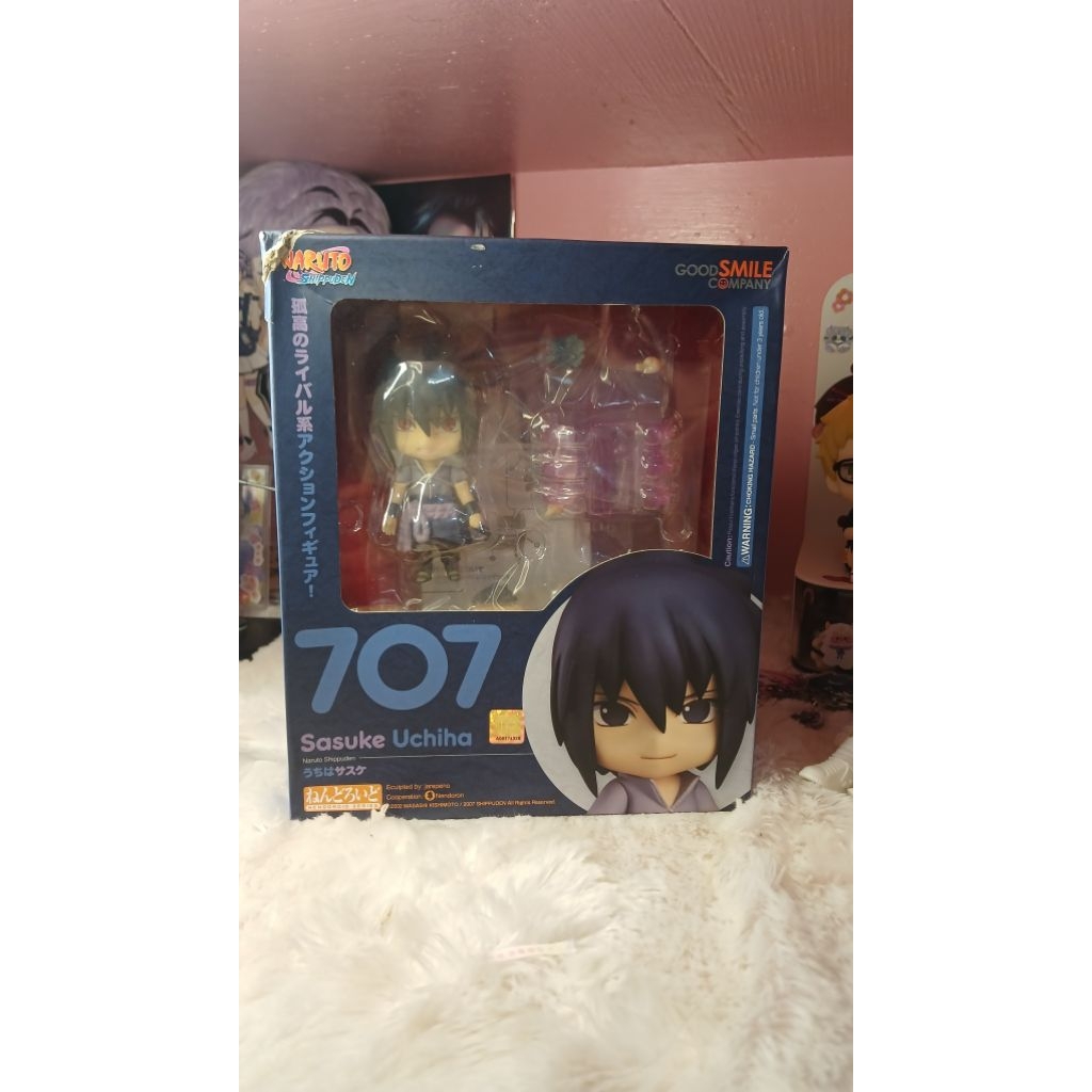 nendoroid nendo figure sasuke uchiha sakura haruno original good smile company bib