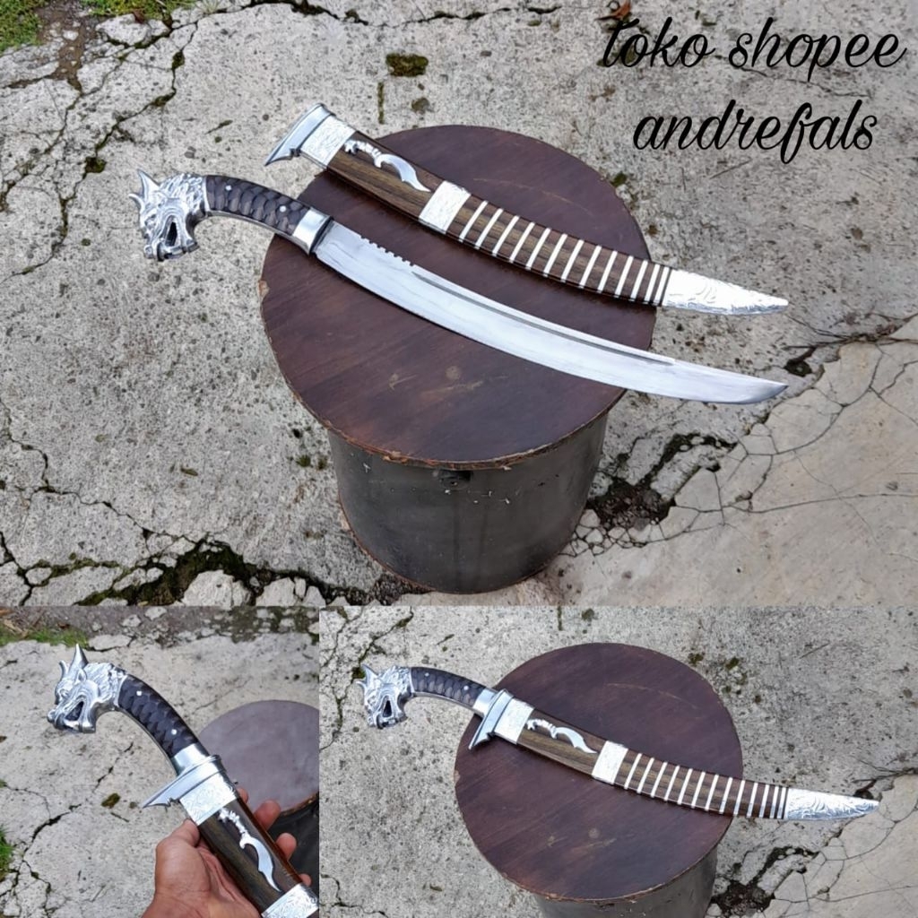 BAJA ASLI golok BERKEBUN PERSIA panjang