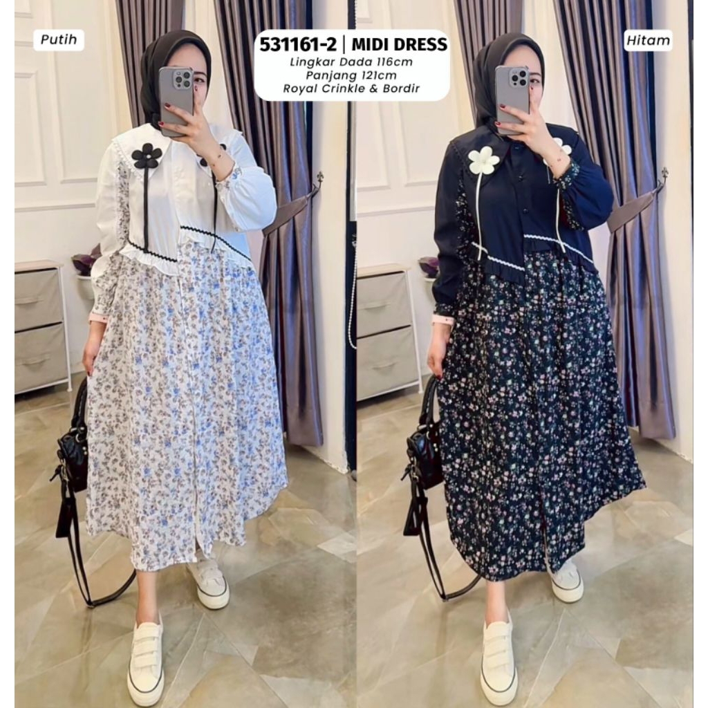 TYARA MIDI DRESS BY EXTU