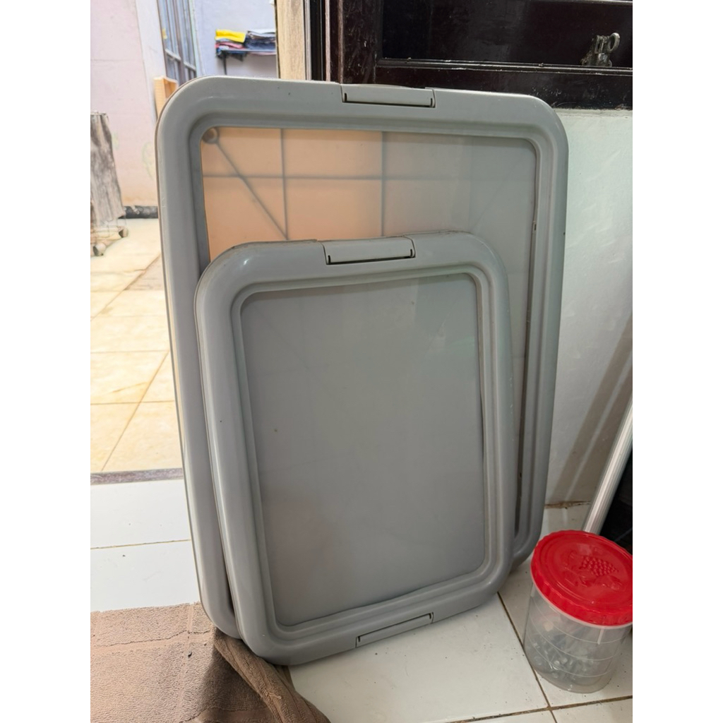 preloved - 2pcs m-pets pee pad holder size S dan M