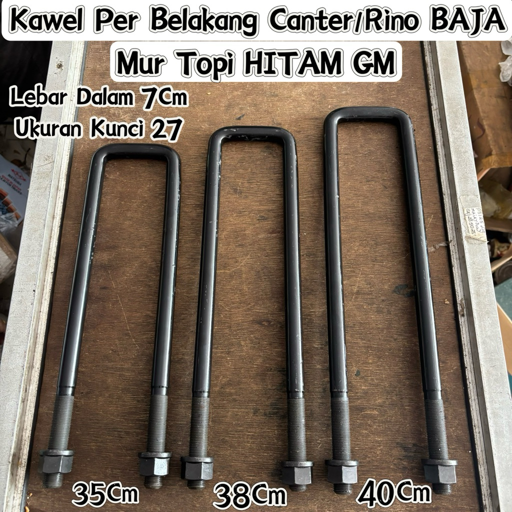 Kawel Per Belakang Canter Baja Mur Topi GM Kawel Kunci 27 Lebar 7 Begol Canter Baja Behel Canter Mur