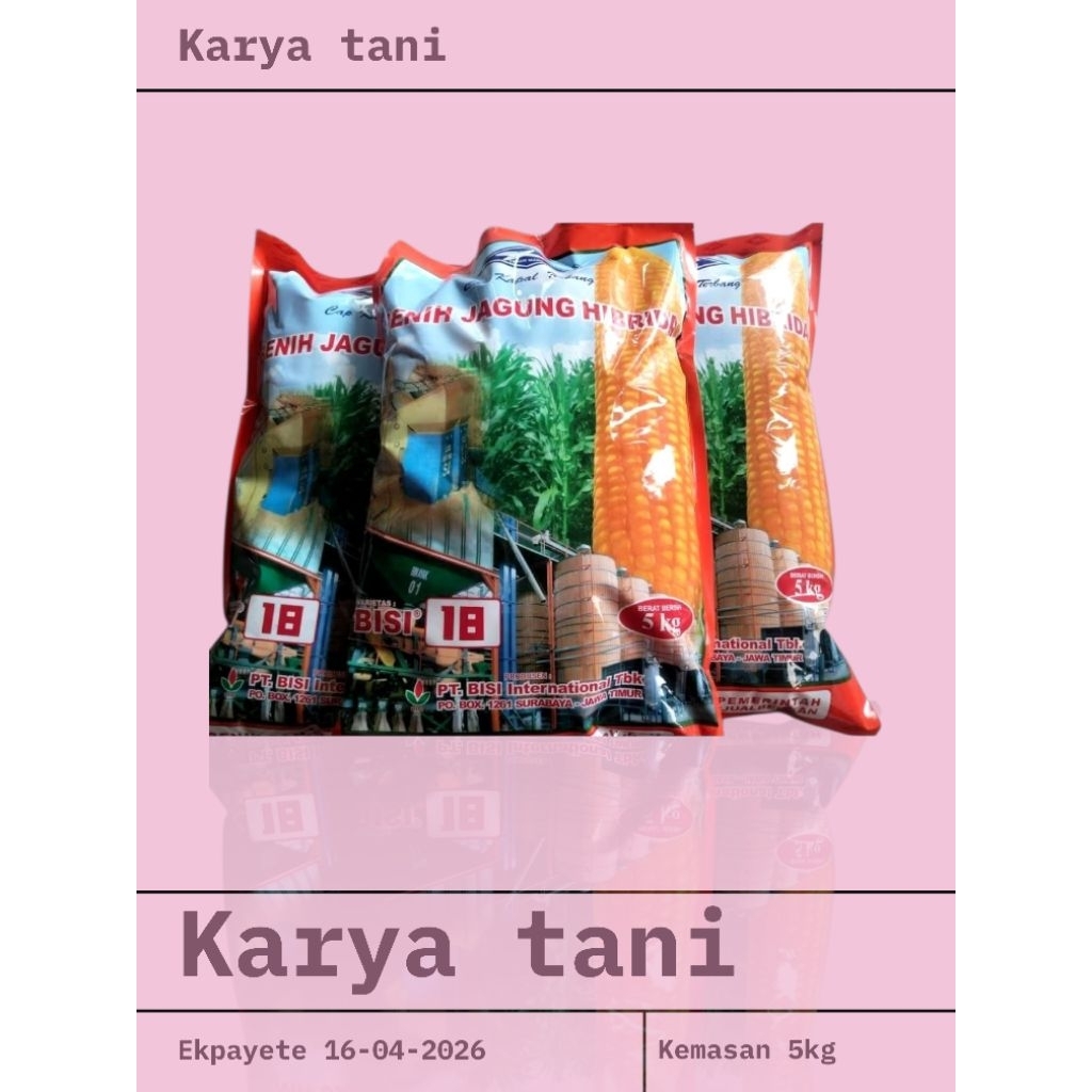 benih jagung hibrida bisi 18 5kg