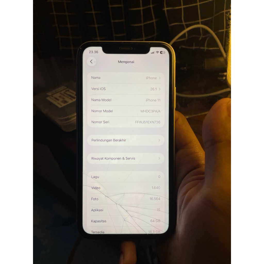 LCD Copotan iPhone 11 iBox Minus