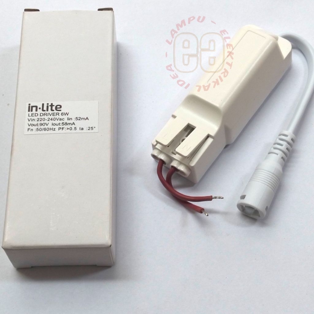 Adaptor Power INLITE 6 Watt INDP 6W Socket Travo Untuk Led Panel IN LITE