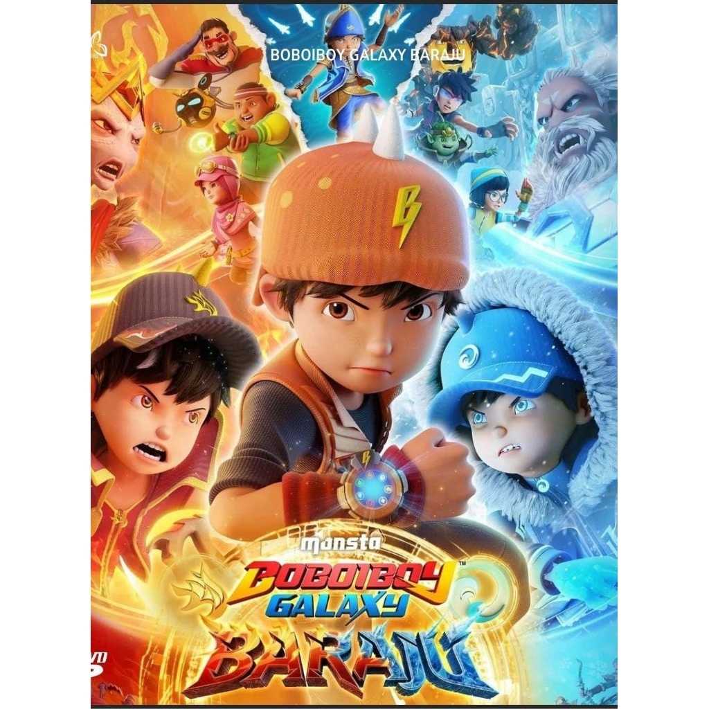 KASET DVD FILMm BOBOIBOY GALAXY BARAJU - KASET DVD ANAK ANAK - KASET FILEM ANAK