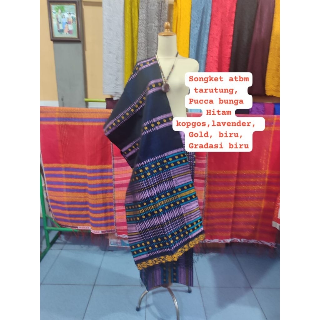 Songket Pucca Bunga, asli tenun tangan tarutung, pakai sambungan