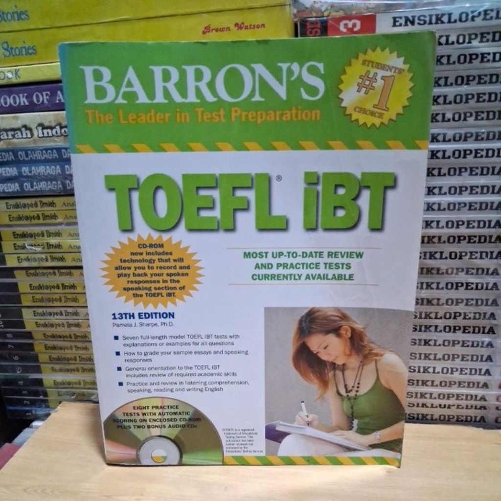 Buku Original BARRON'S TOEFL iBT Internet - Based Test 13TH EDITION