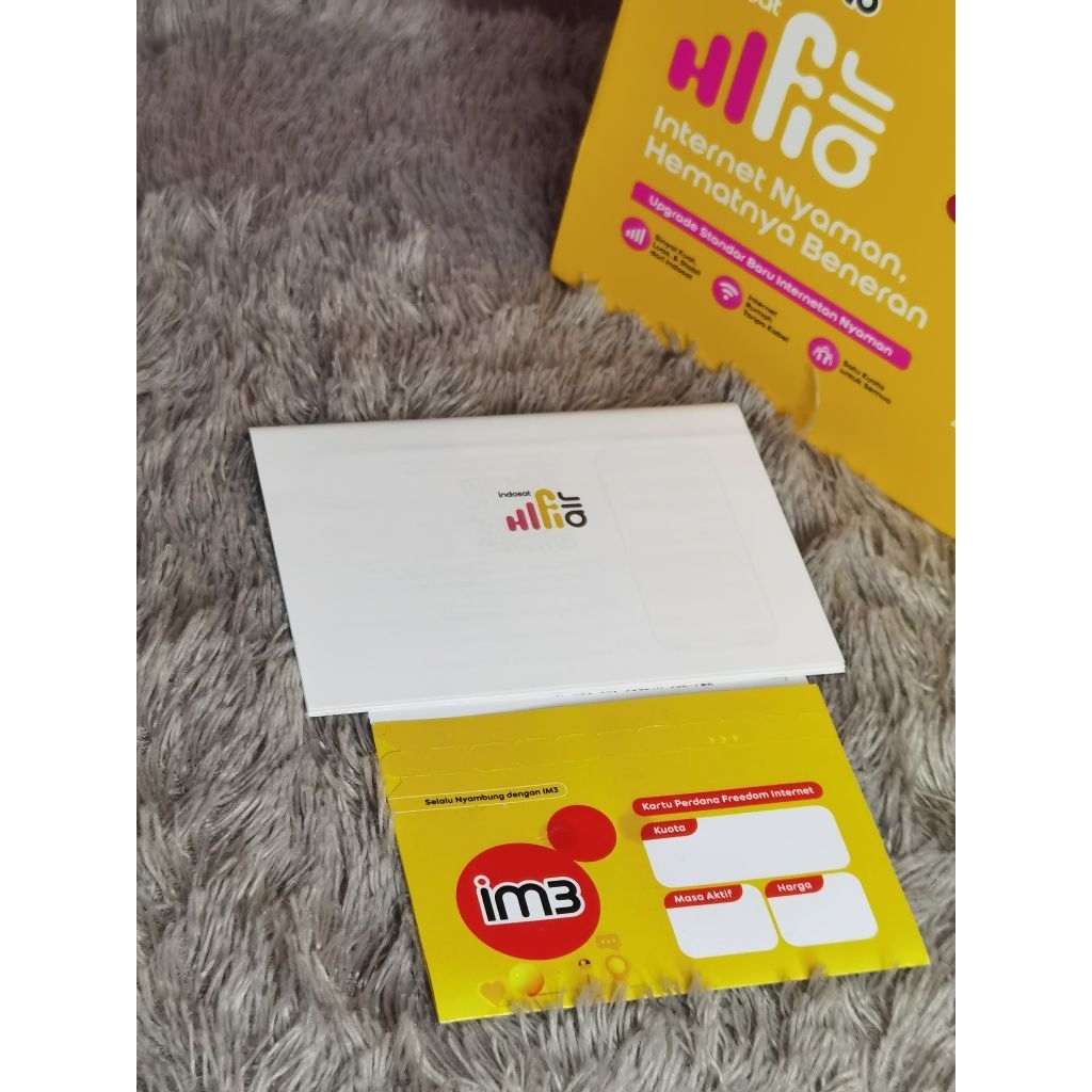 Kartu Hifi Indosat Kosongan